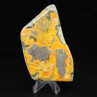 Poliertes Ornament aus Hummeljaspis, Unikat aus Indonesien