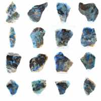 Azurit-Malachit-Scheibe für Mineralien-Sammlung