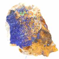 Zweifarbiges Azurit-Malachit-Exemplar Zweifarbiges Azurit-Malachit-Exemplar