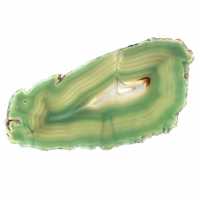 Scheibe grüner Achat aus Brasilien – gefärbter Naturstein Scheibe grüner Achat aus Brasilien – gefärbter Naturstein
