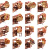 Vanadinit-Steinkristalle Vanadinit-Steinkristalle