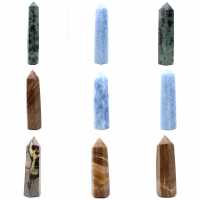 blaues Calcit-Prisma