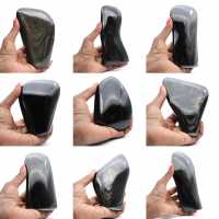 Freiform-Gold-Obsidian