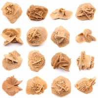 Kleine Wüstenrose Marokkos: natürliches geologisches Fragment