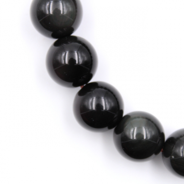 Obsidian Armband 12 mm
