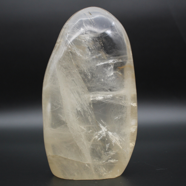 Polierter Bergkristall Quarzstein