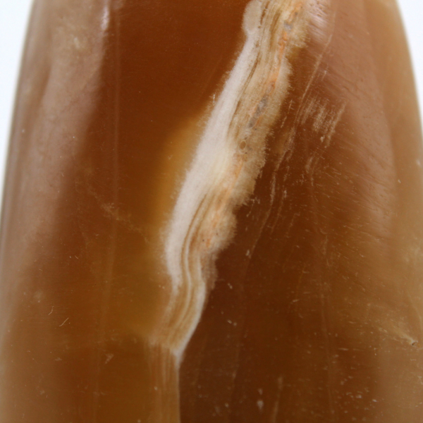 Natürlicher Honig-Calcit-Stein