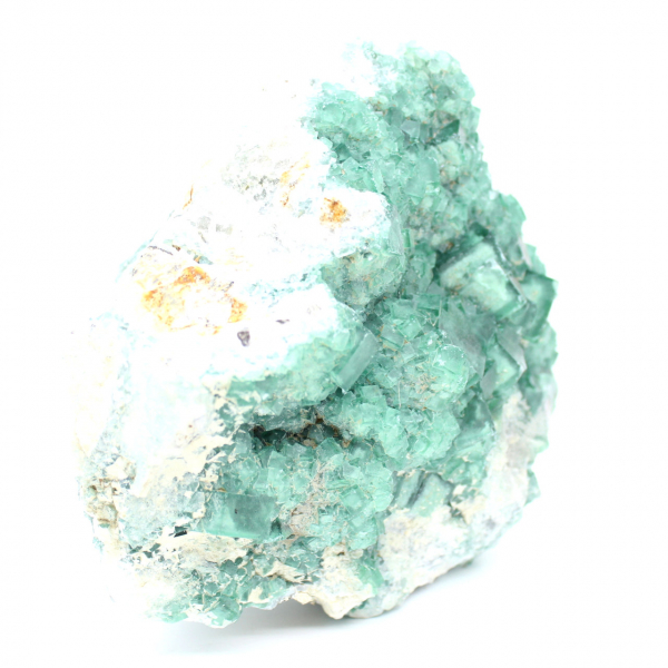 Fluorit kristallisiert in einem Würfel von fast 4 Kilo