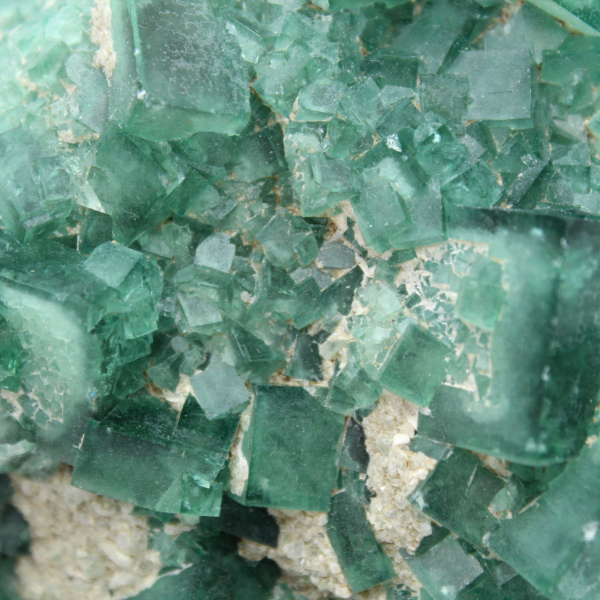 Grüner Fluorit-Kristallstein aus Madagaskar