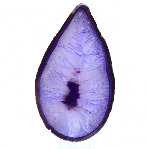 Zierstein aus violettem Achat