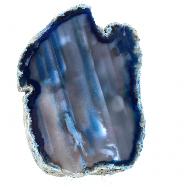 Blauer Achatstein aus Brasilien