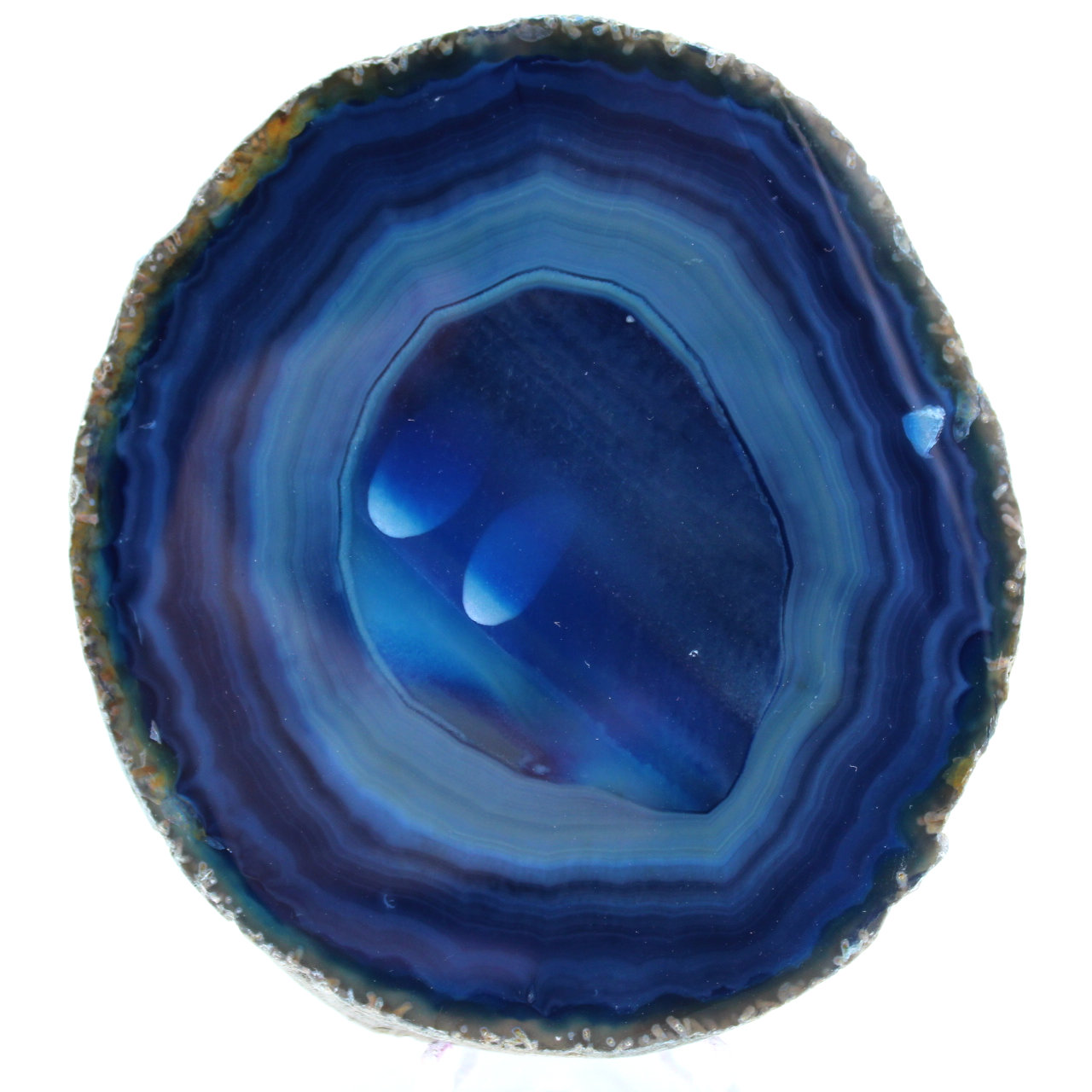 mineralischer blauer Achat