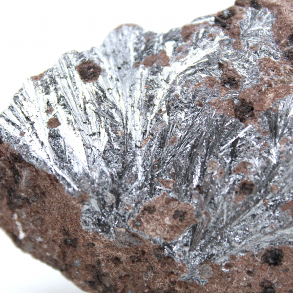 Natürlicher kristallisierter pyrolusit