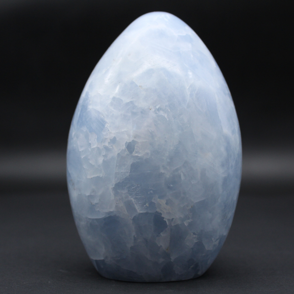 Blauer Calcit-polierter Stein