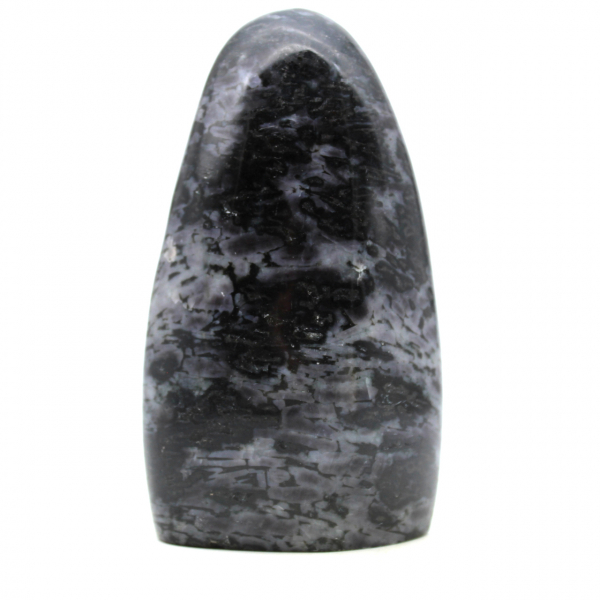Natürlicher indigo-gabro-stein
