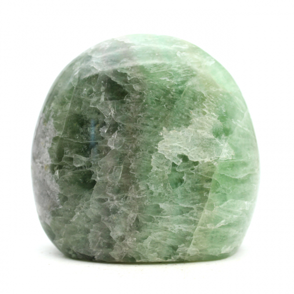 Grüner fluorit, polierte freiform
