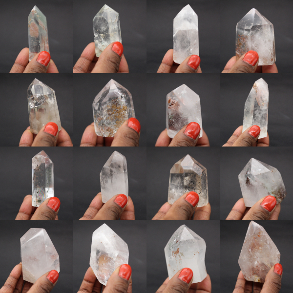 Bitterminiertes quarzprisma