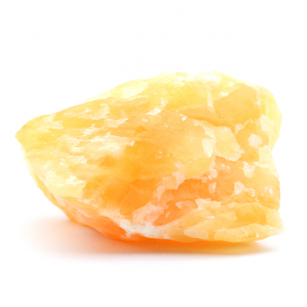 Orangefarbenes calcitgestein