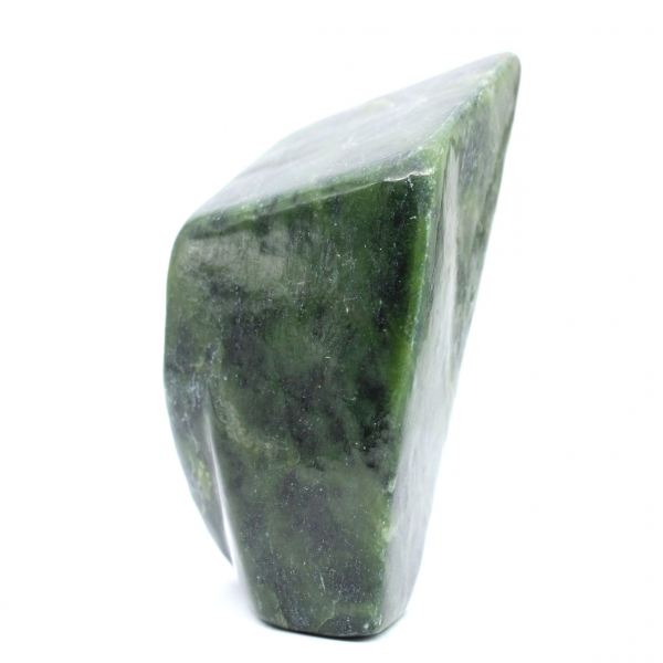 Nephrit-jade polierter stein
