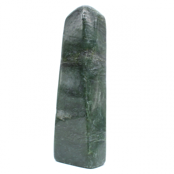 Nephrit-jade-gestein poliert