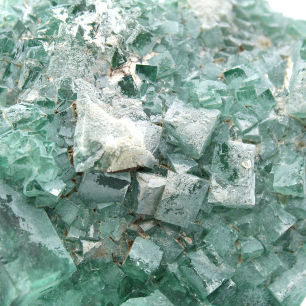 Fluorit kristallisiert in würfelform