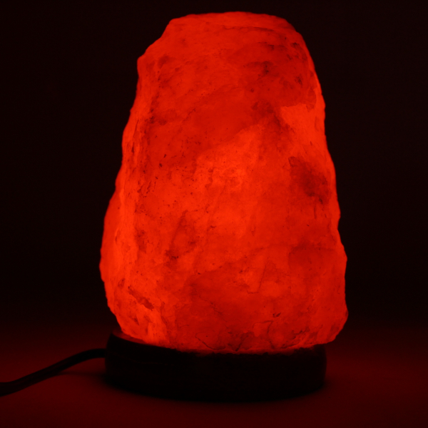 USB-Lampe aus rosafarbenem Himalaya-Salz