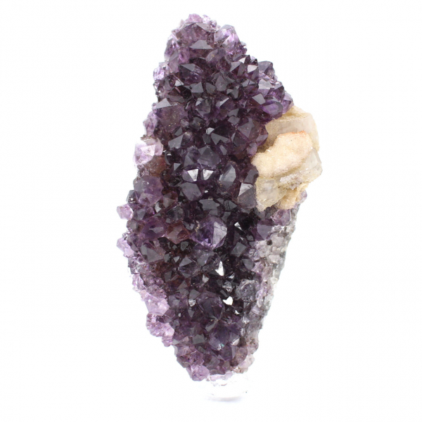 Calcit auf Amethyst