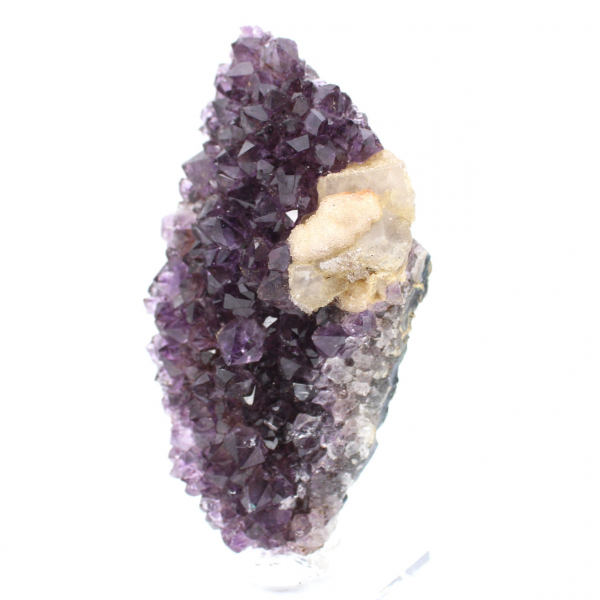 Calcit auf Amethyst