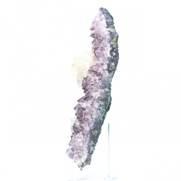 Calcit auf Amethyst