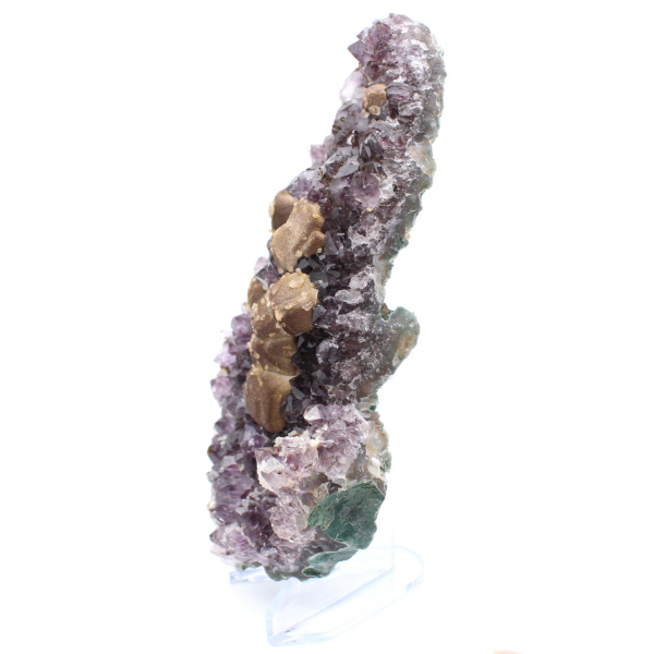 Brasilianischer Amethyst mit Calcit