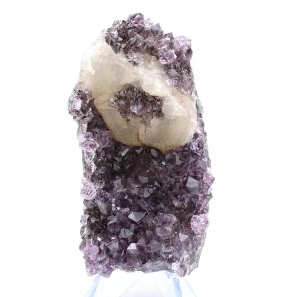 Brasilianischer Amethyst mit Calcit