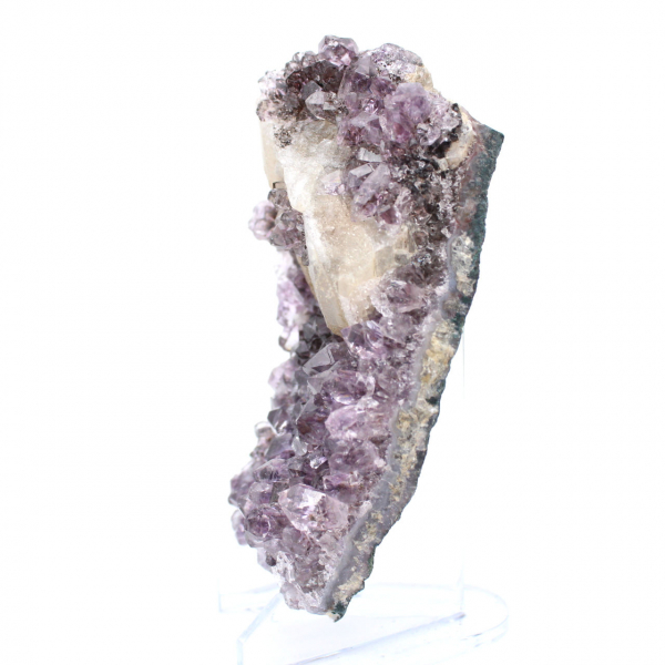 Brasilianischer Amethyst mit Calcit