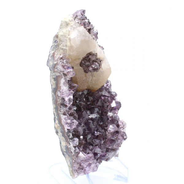 Brasilianischer Amethyst mit Calcit