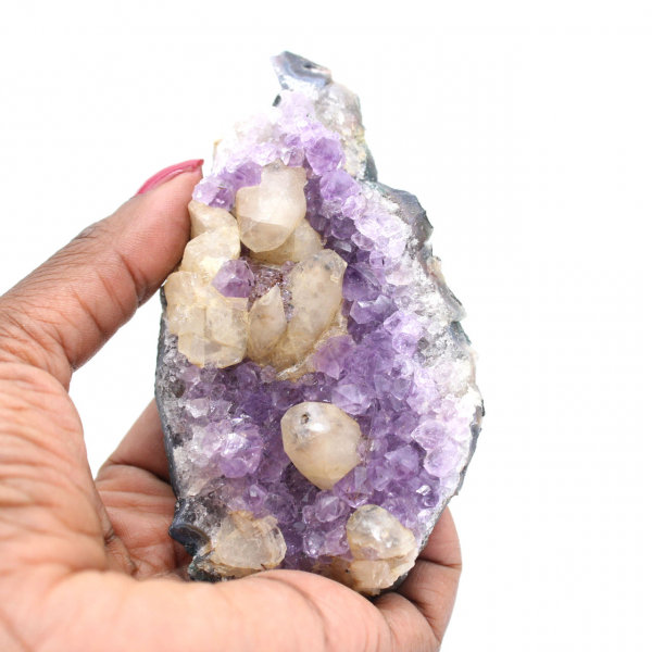 Calcit und Amethyst aus Brasilien