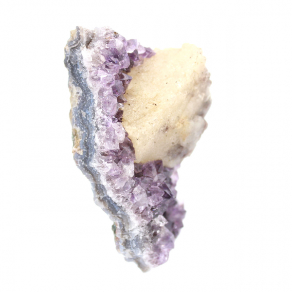 Calcit auf Amethyst