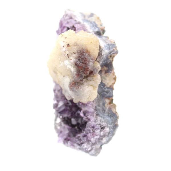 Calcit auf Amethyst