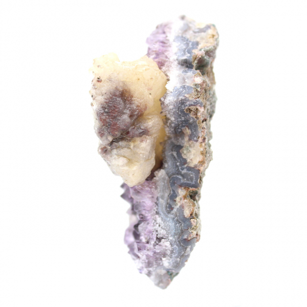 Calcit auf Amethyst