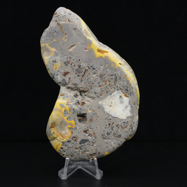 Polierter Dekorationsstein aus Hummeljaspis