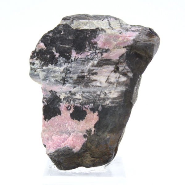 Authentische Rhodonit-Stein-Scheibe