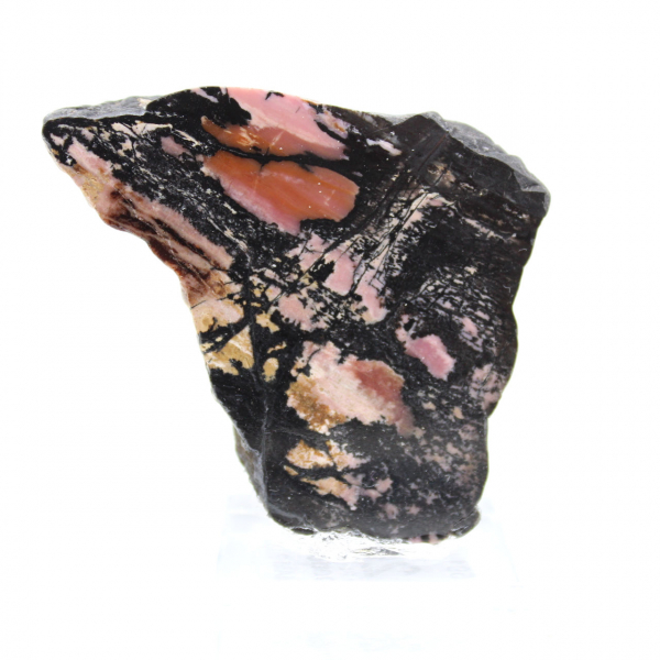 Authentische Rhodonit-Stein-Scheibe