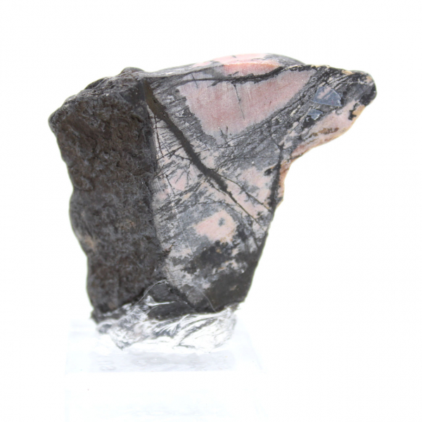 Authentische Rhodonit-Stein-Scheibe