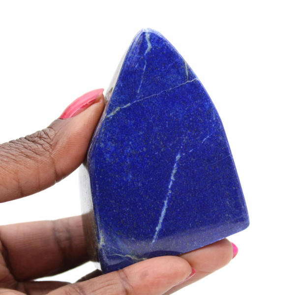 Polierter blauer Lapislazuli-Dekorblock