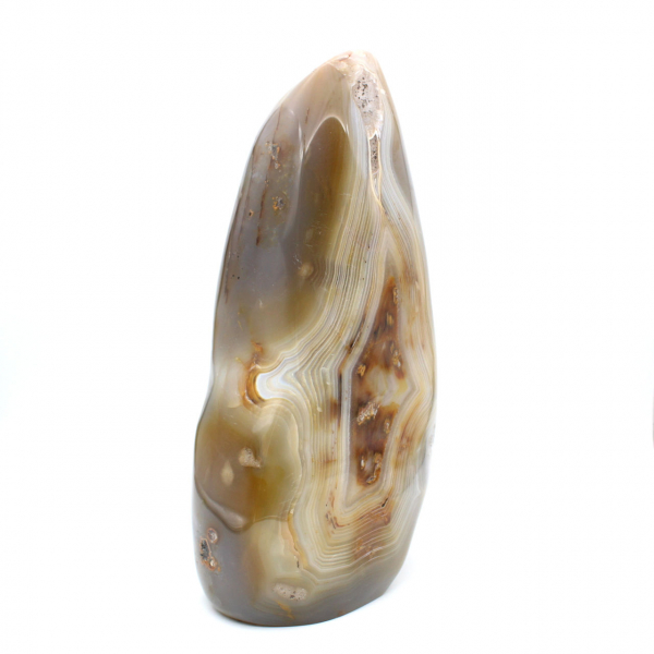 Polierter natürlicher Karneol, großes Mineralornament aus Madagaskar