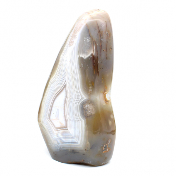 Polierter natürlicher Karneol, großes Mineralornament aus Madagaskar