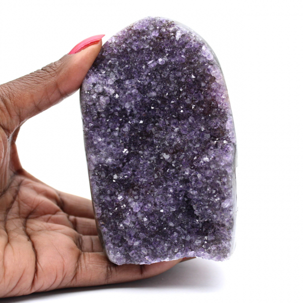 Amethyst-Geode, runde Form – Harmonische Dekoration