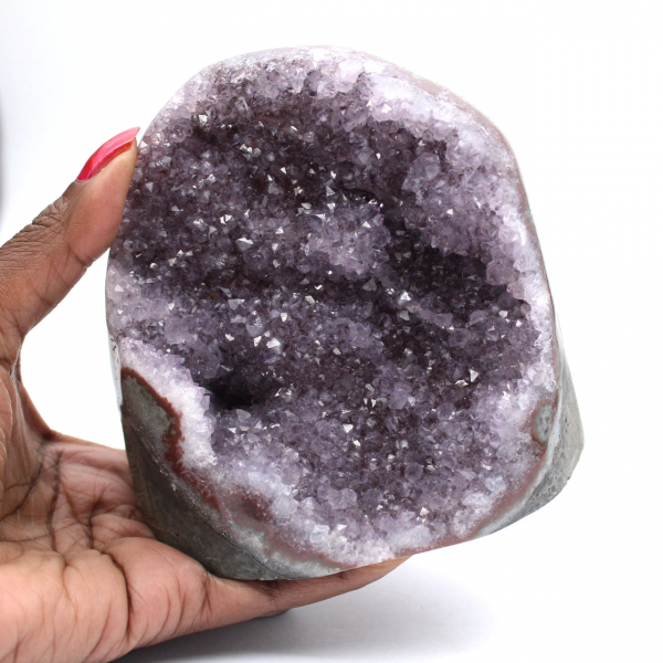 Amethyst-Naturkristalle aus Brasilien – Drusen für den Innenbereich