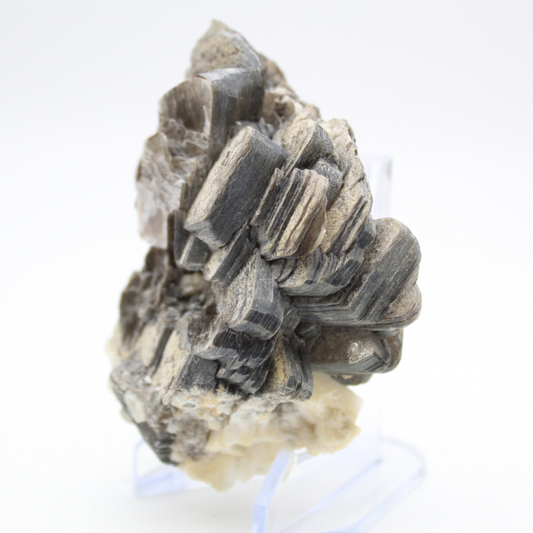 Glimmer und schwarzer Turmalin auf Quarz, Afghanistan