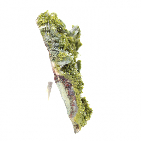 Marokkanisches Epidot auf beiger Matrix