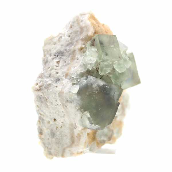 Grüne Fluoritkristalle: Mineralogische Sammlung Marokkos