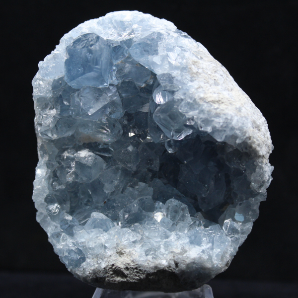 Rohes Celestin-Exemplar – Kristallisation aus Madagaskar